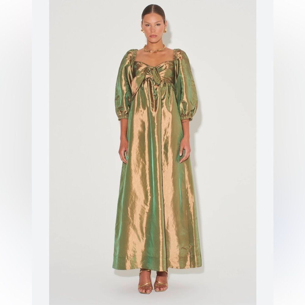 Ainsley Dress Gold - Hansen & Gretel